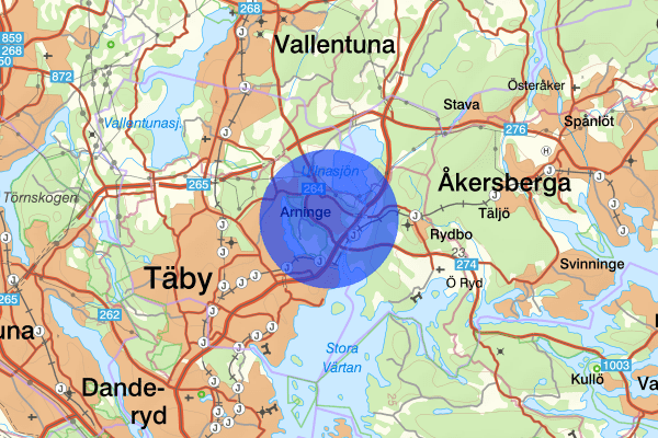 Arninge 28 juni 09:59, Trafikbrott, Täby