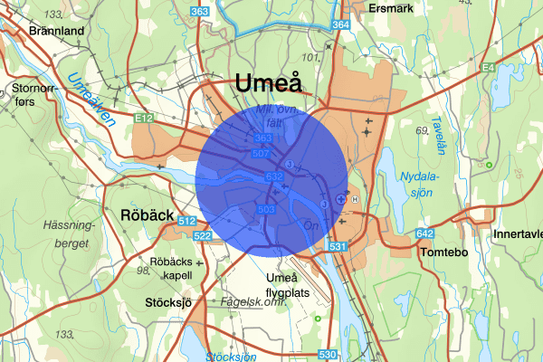 Centrala stan 28 juni 11:04, Misshandel, Umeå