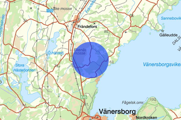 Södra Ekenäs 29 juni 13:07, Trafikolycka, personskada, Vänersborg