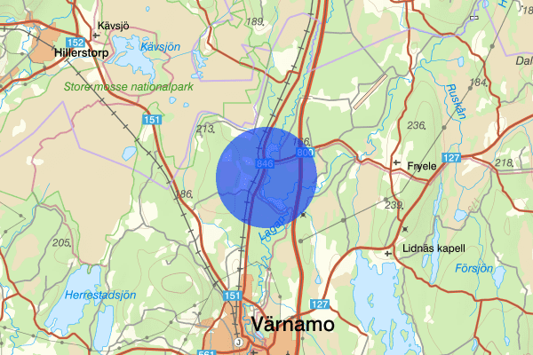 Hörle 30 juni 07:58, Trafikolycka, singel, Värnamo