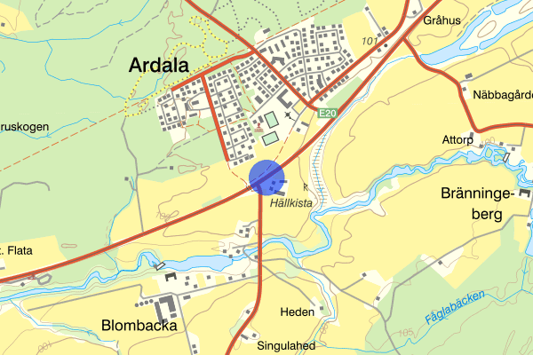 Hagalund väg E20 30 juni 15:00, Trafikolycka, Skara