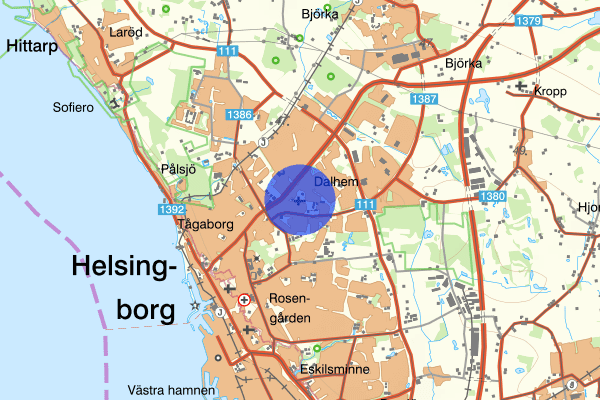 Drottninghög 02 juli 22:43, Försvunnen person, Helsingborg