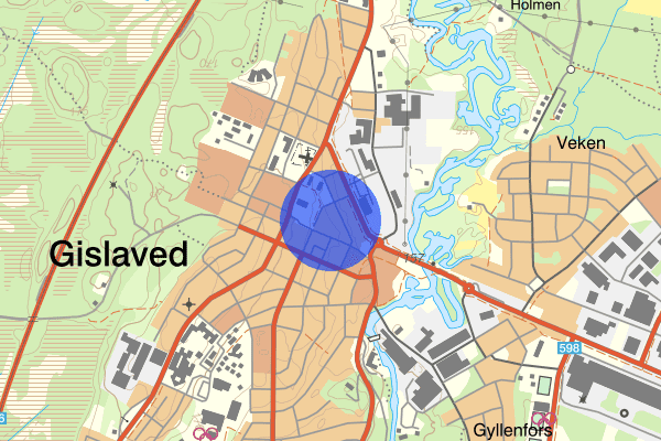 Ängsgatan 03 juli 15:20, Misshandel, Gislaved