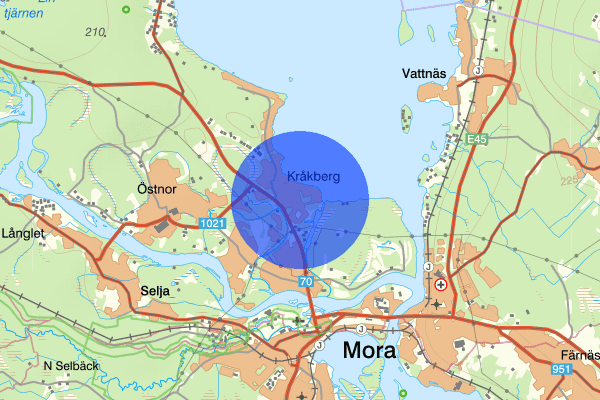 Kråkberg 03 juli 18:30, Försvunnen person, Mora