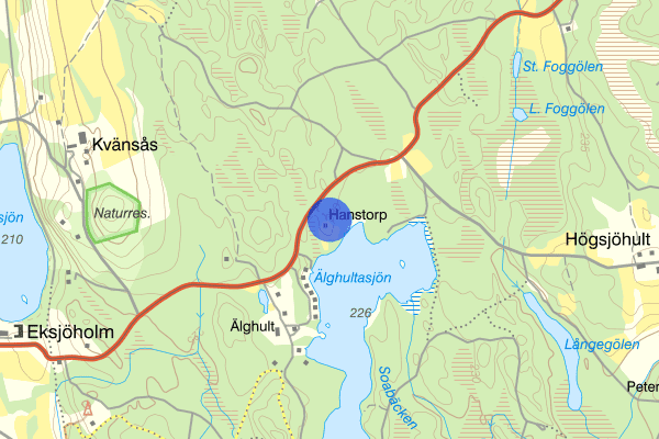 Hanstorp 03 juli 20:45, Trafikolycka, Eksjö