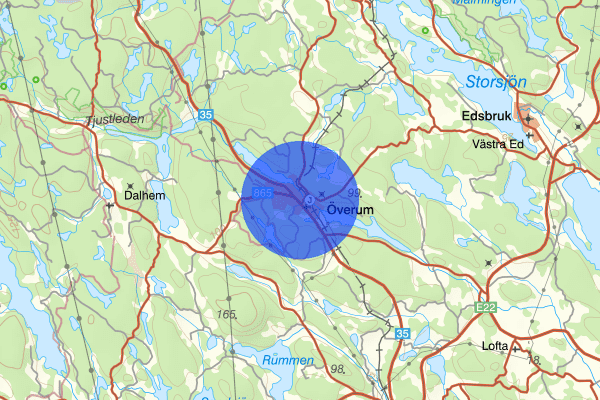 Överum 06 juli 23:04, Brand, Västervik