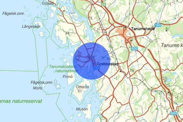 Grebbestad 09 juli 14:50, Räddningsinsats, Tanum