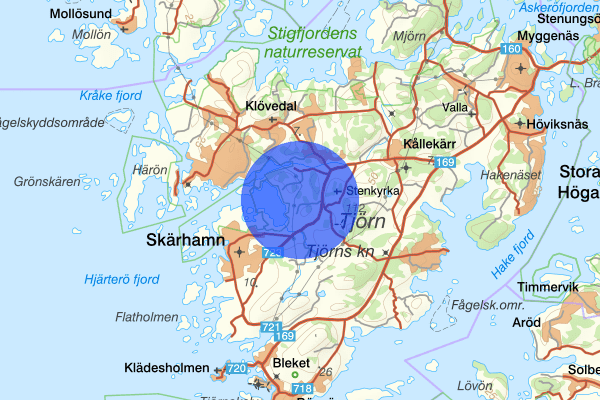 Brevik 10 juli 11:27, Trafikolycka, personskada, Tjörn