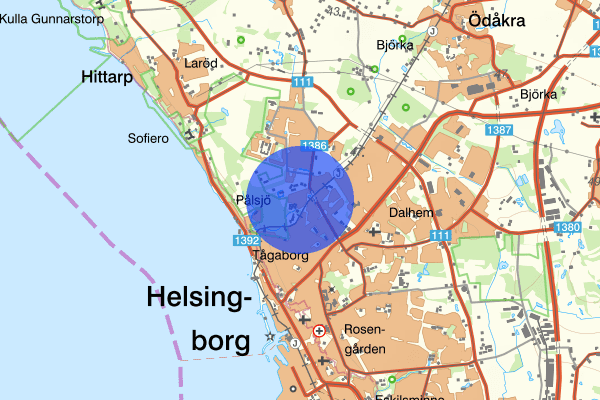 Pålsjö östra 11 juli 04:02, Brand, Helsingborg