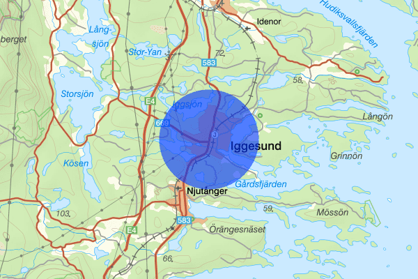 Iggesund 10 juli 22:40, Våldtäkt, Hudiksvall