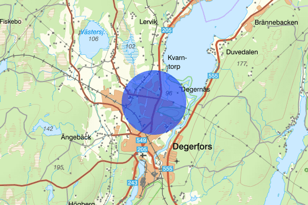 Karlshagen 12 juli 16:43, Olovlig körning, Degerfors