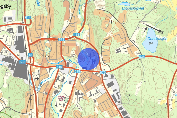 Södra Kyrkhultsvägen 13 juli 15:29, Rån, Olofström