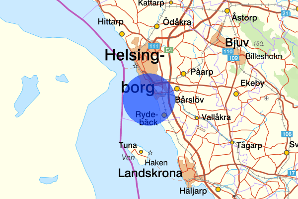 Råå 15 juli 23:41, Misshandel, Helsingborg