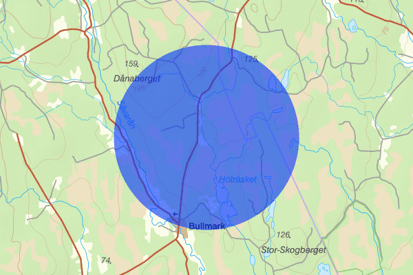 Robertsforsvägen 16 juli 08:52, Sammanfattning natt, Västerbottens län