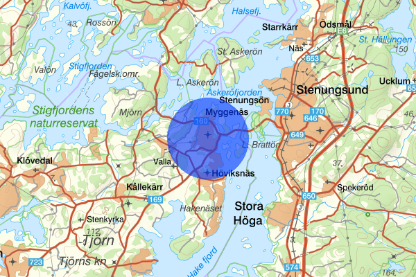 Myggenäs 16 juli 12:49, Trafikolycka, personskada, Tjörn