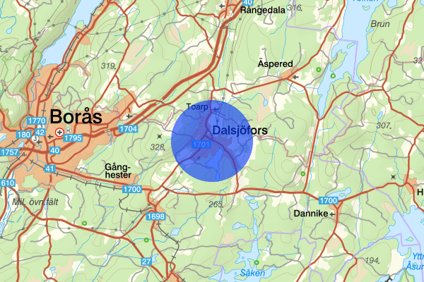 Dalsjöfors 17 juli 13:48, Rån, Borås