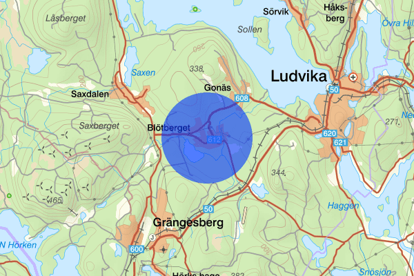 Blötberget 19 juli 11:03, Brand, Ludvika