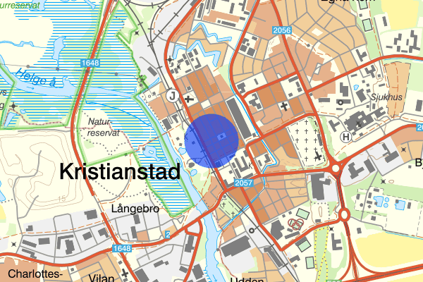 Västra Vallgatan 20 juli 02:16, Brand, Kristianstad