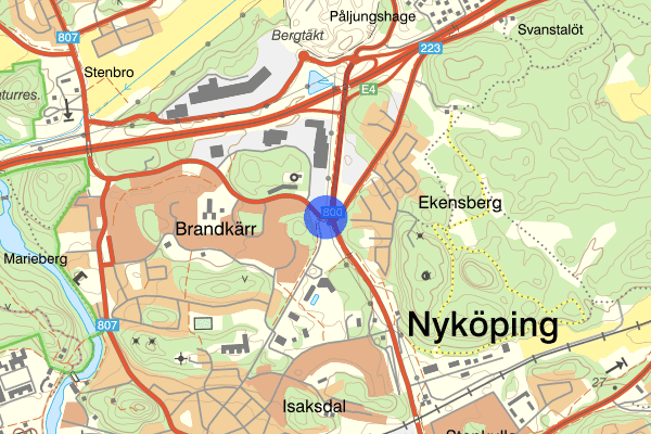 Brandkärrsvägen 20 juli 17:48, Brand, Nyköping