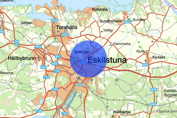 Skiftinge 21 juli 21:46, Skottlossning, Eskilstuna