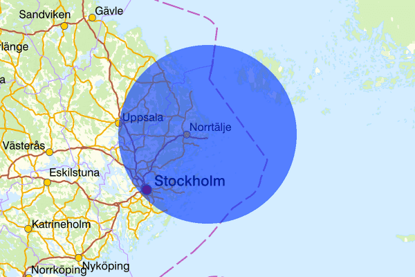  22 juli 02:21, Våld/hot mot tjänsteman, Norrtälje