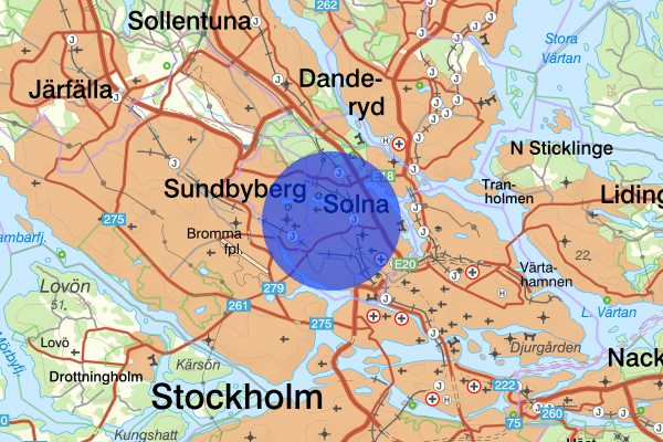 Råsunda 24 juli 21:12, Misshandel, Solna