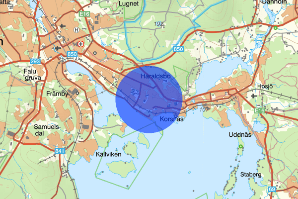 Hälsinggården 25 juli 07:12, Sammanfattning natt, Dalarnas län