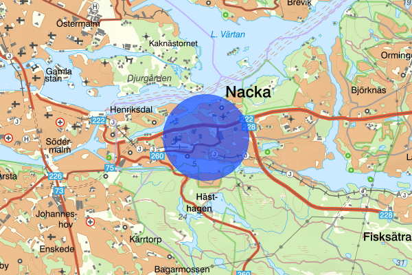 Järla 25 juli 18:42, Bråk, Nacka