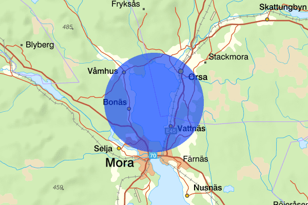 Orsasjön 26 juli 19:50, Sjölagen, Orsa