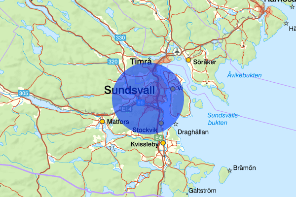 Sundsvalls tätortsområde 27 juli 08:37, Mord/dråp, försök, Sundsvall