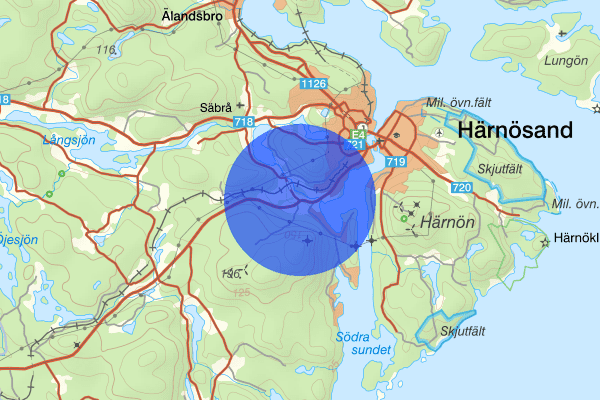 Fröland 30 juli 13:23, Uppdatering, Härnösand