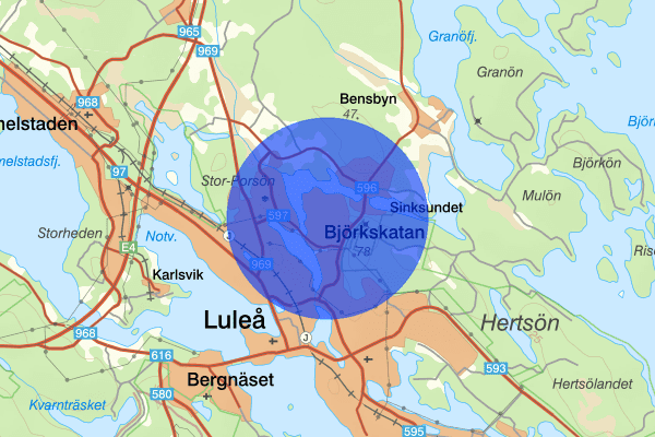 Björkskatan 31 juli 08:44, Skadegörelse, Luleå