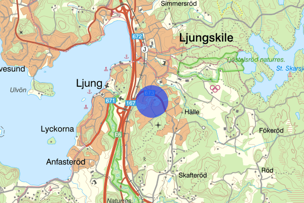 Skafterödsvägen 31 juli 10:56, Trafikolycka, smitning från, Uddevalla