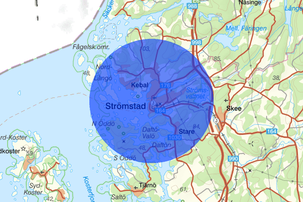 Strömstad 31 juli 13:55, Trafikolycka, Strömstad