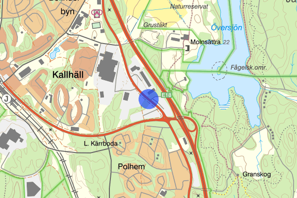 Enköpingsvägen 31 juli 17:35, Trafikolycka, Järfälla