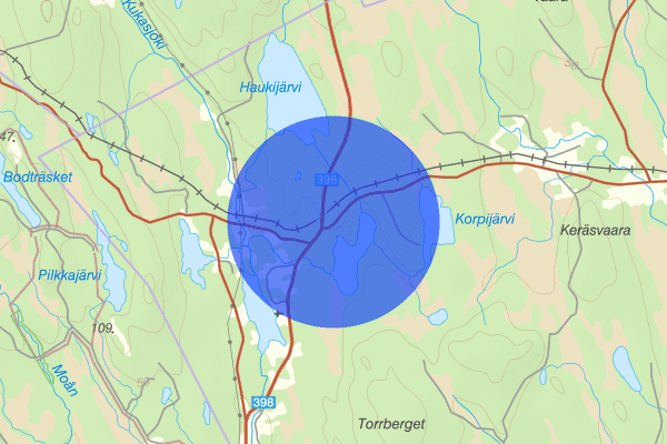 Lappträsk 02 augusti 11:54, Trafikolycka, vilt, Haparanda