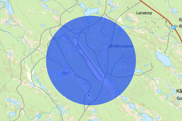 Jokkmokks flygbas 02 augusti 13:51, Trafikolycka, personskada, Jokkmokk