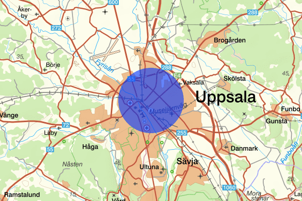 Kvarngärdet 02 augusti 23:44, Farligt föremål, misstänkt, Uppsala