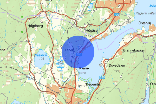 Lervik 03 augusti 07:30, Sammanfattning kväll och natt, Örebro