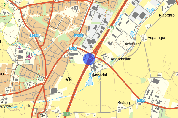 Vä E22 04 augusti 16:03, Trafikolycka, Kristianstad