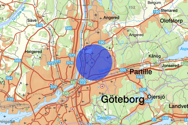 Kortedala 04 augusti 20:33, Vållande till kroppsskada, Göteborg