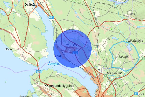 Ås 08 augusti 13:19, Trafikolycka, vilt, Krokom