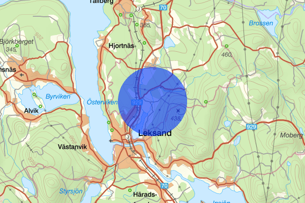 Vargnäs 09 augusti 10:14, Trafikolycka, personskada, Leksand