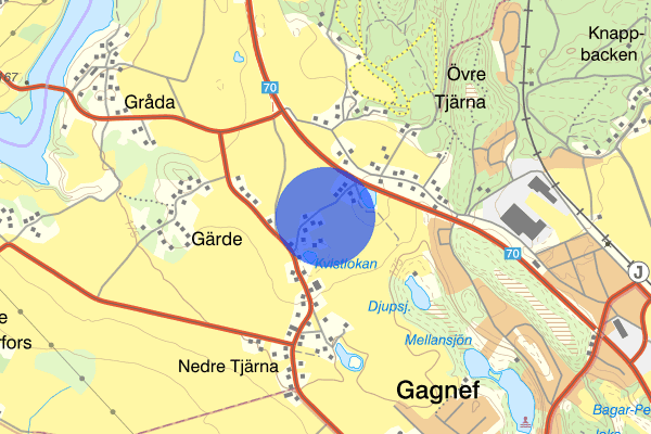 Nedre Tjärnavägen 09 augusti 14:13, Trafikolycka, Gagnef