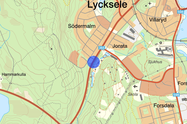 Vilhelminavägen 11 augusti 08:40, Rattfylleri, Lycksele