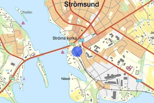 Strömsunds busstation 11 augusti 13:24, Trafikkontroll, Strömsund