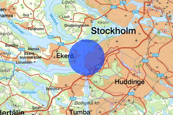 Vårberg 11 augusti 16:33, Rån väpnat, Stockholm