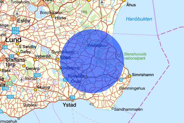  11 augusti 23:20, Misshandel, Tomelilla