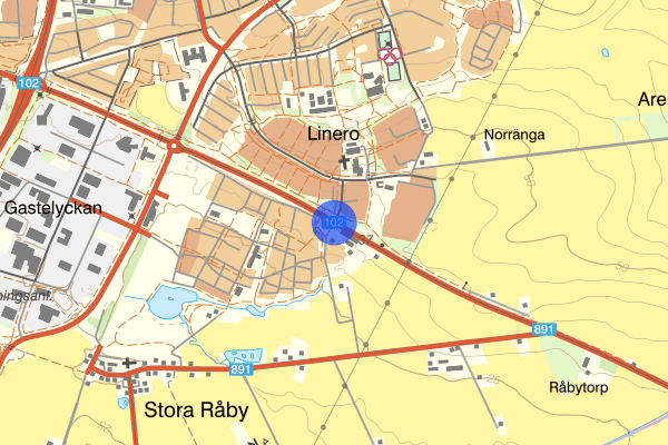 Norrängavägen 12 augusti 01:17, Rån, Lund