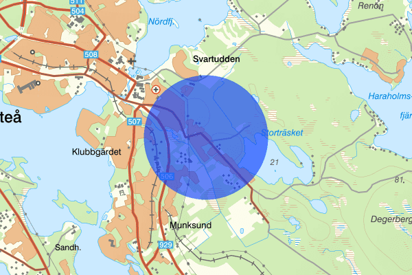 Norra Pitholm 12 augusti 12:58, Trafikkontroll, Piteå